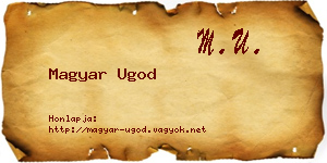 Magyar Ugod névjegykártya